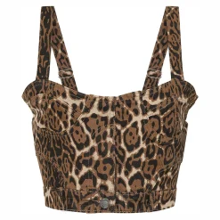 Banned Wild Instincts Top (Leopard Print)