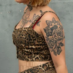 Banned Wild Instincts Top (Leopard Print)
