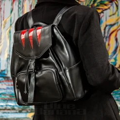 Banned Wolfcat Backpack (Black/Red)