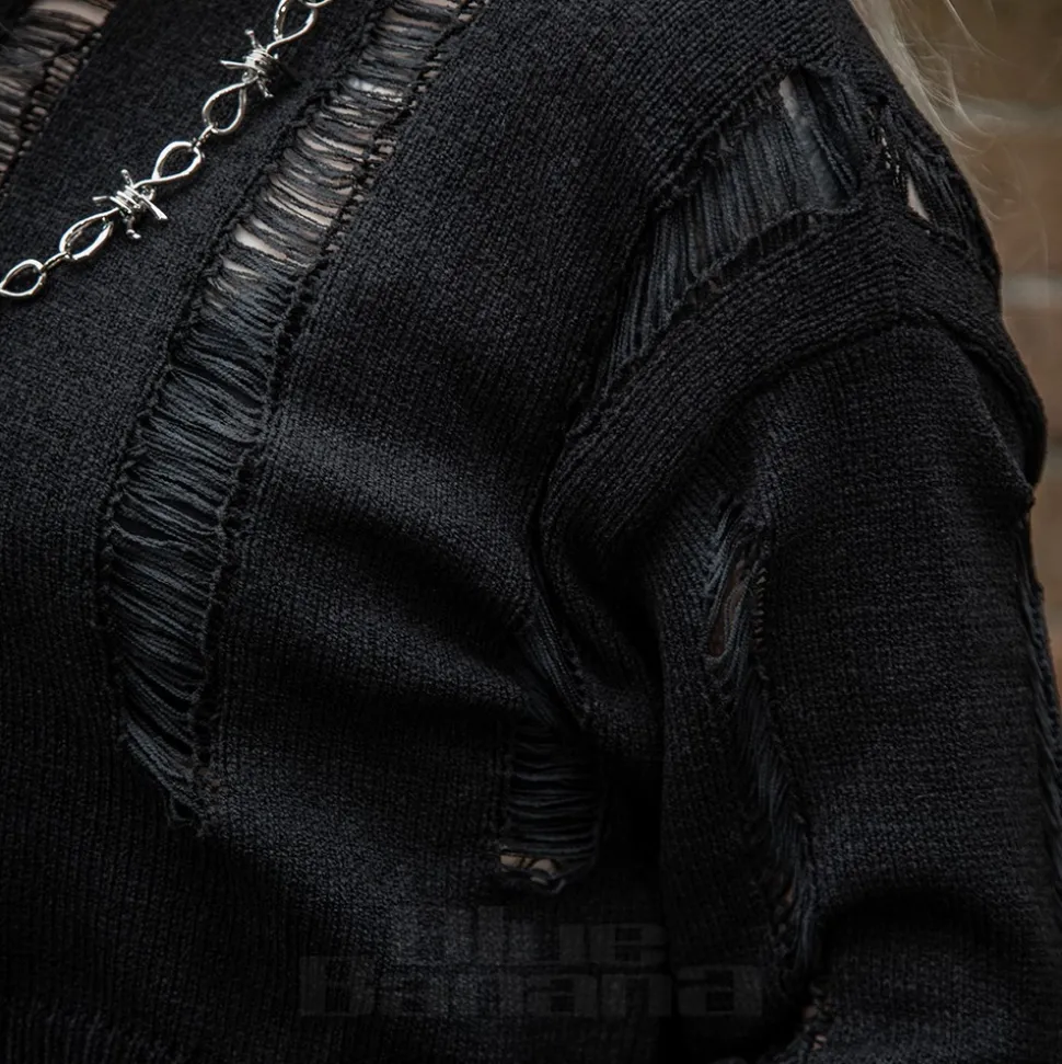 Banned X Blue Banana Prima Jumper (Black)