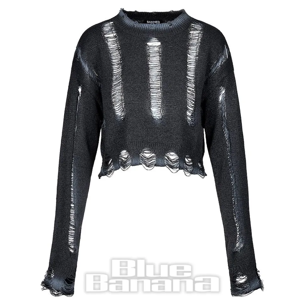 Banned X Blue Banana Prima Jumper (Black)