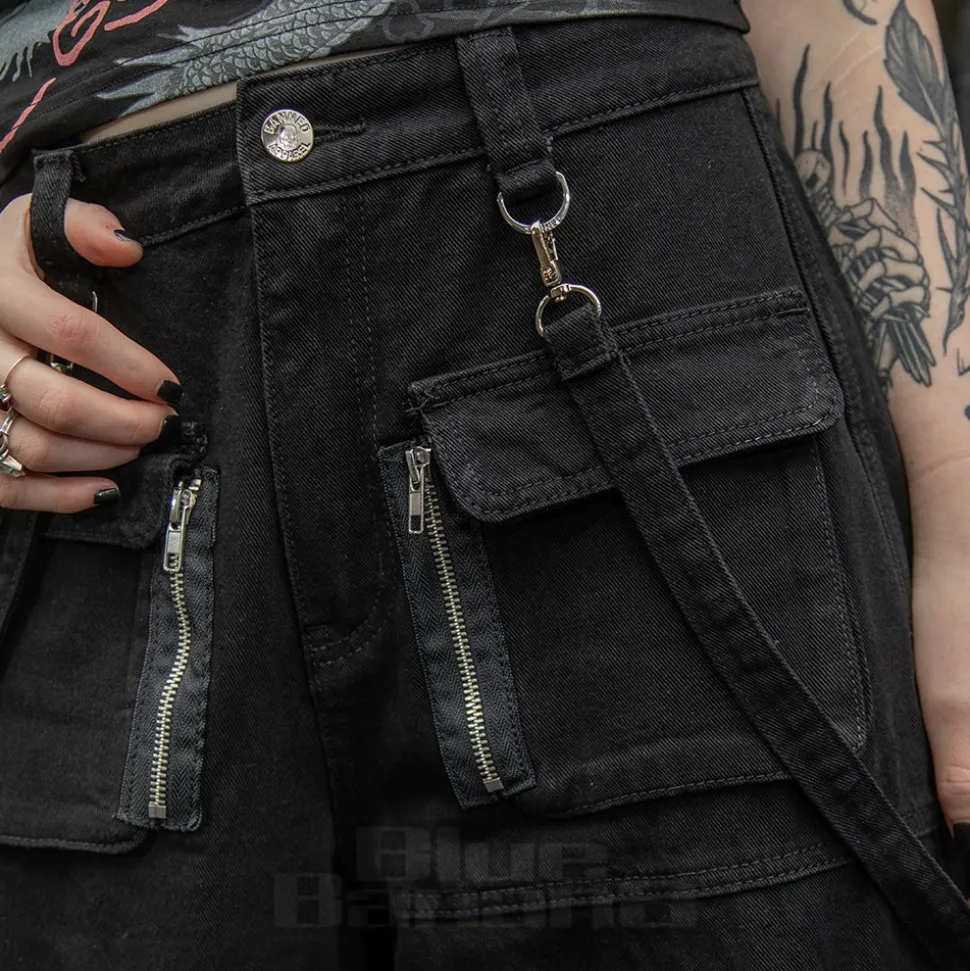 Banned X Blue Banana Redemption Jeans (Black)