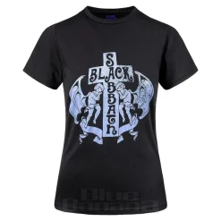 Black Sabbath Angels Ladies T Shirt (Black)