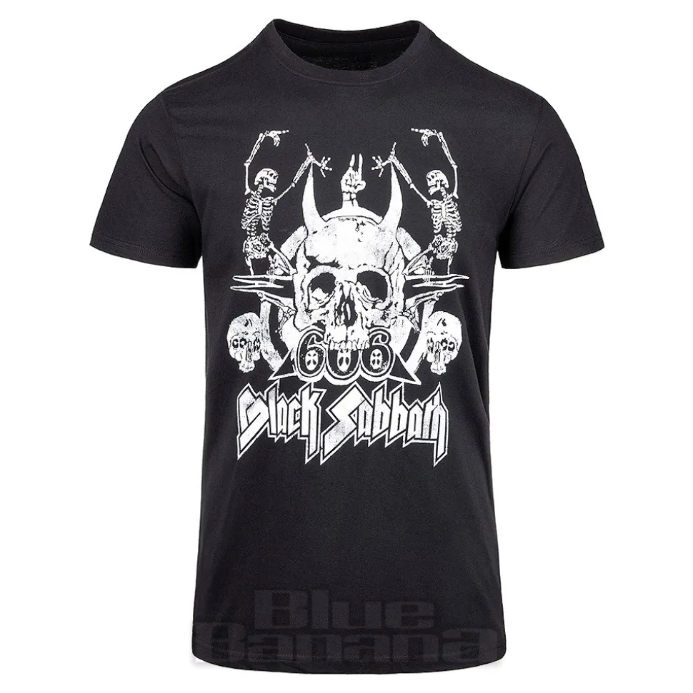 Black Sabbath Dancing Ladies T Shirt (Black)