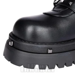Bleeding Heart Buckle Boots (Black)