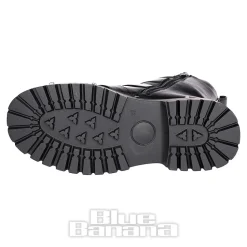 Bleeding Heart Buckle Boots (Black)