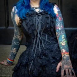 Bleeding Heart Clarissa Dress (Black)