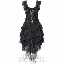 Bleeding Heart Clarissa Dress (Black)