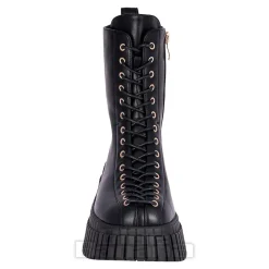 Bleeding Heart 15-Eye Boots (Black)