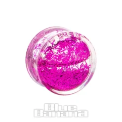 Blue Banana Acrylic Glitter Ear Plug 8-20mm (Pink)
