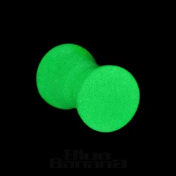 Blue Banana Acrylic Glow In The Dark Ear Plug 2-20mm (White)