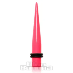 Blue Banana Acrylic Neon Ear Stretcher (Pink)