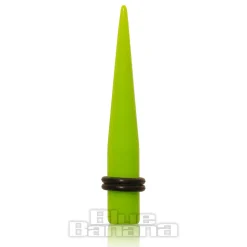 Blue Banana Acrylic Neon Ear Stretcher (Green)