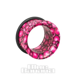 Blue Banana Acrylic Pebble Ear Tunnel 8-20mm (Pink)