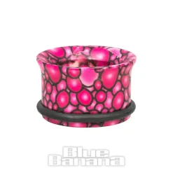 Blue Banana Acrylic Pebble Ear Tunnel 8-20mm (Pink)