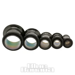 Blue Banana Acrylic Plain Ear Plug 4-10mm (Black)