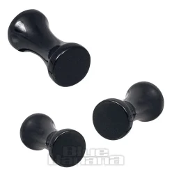 Blue Banana Acrylic Plain Ear Plug 4-12mm (Black)