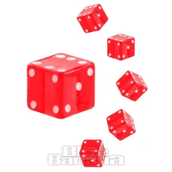 Blue Banana Acrylic UV 4mm Dice Add On (Red)
