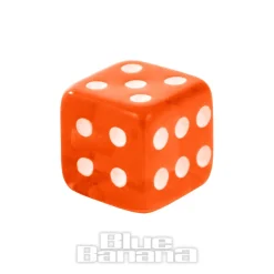 Blue Banana Acrylic UV 5mm Dice Add On (Orange)
