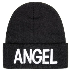 Blue Banana Angel Beanie Hat (Black)