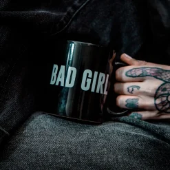 Blue Banana Bad Girl Mug (Black)