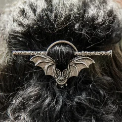 Blue Banana Bat Hair Pin (Black)