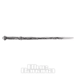 Blue Banana Bat & Moon Hair Pin (Silver)