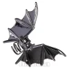 Blue Banana Bat Wings Hair Clip (Black)