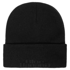 Blue Banana 666 Beanie Hat (Black)
