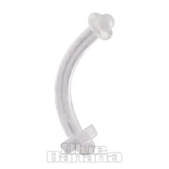 Blue Banana BioFlex 1.6mm Flexible Navel Retainer (Clear)