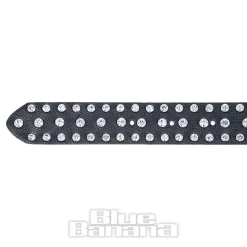 Blue Banana Bitch Belt (Black/Crystal)