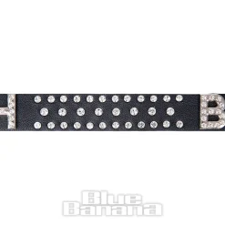 Blue Banana Bitch Belt (Black/Crystal)