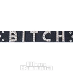 Blue Banana Bitch Belt (Black/Crystal)