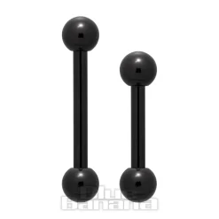 Blue Banana Black Titanium Barbell (Black)