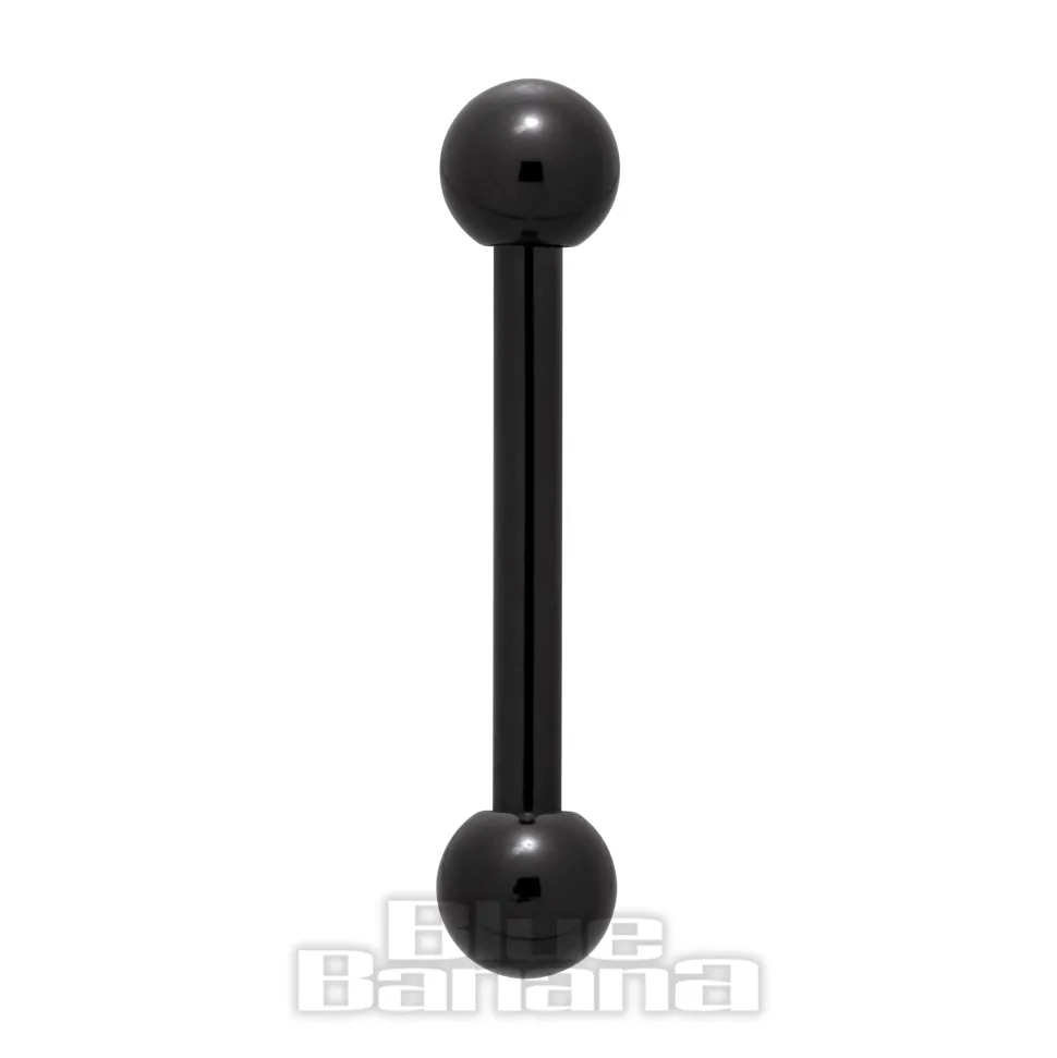 Blue Banana Black Titanium Barbell (Black)