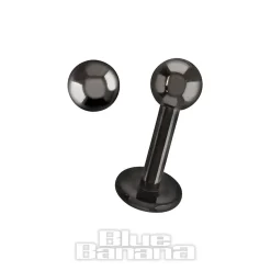 Blue Banana Black Titanium 1.2mm Labret (Black)