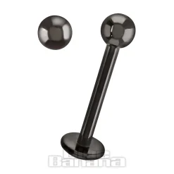 Blue Banana Black Titanium 1.2mm Labret (Black)
