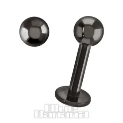 Blue Banana Black Titanium 1.6mm Labret (Black)