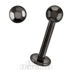 Blue Banana Black Titanium 1.6mm Labret (Black)
