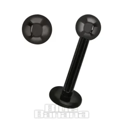 Blue Banana Black Titanium 1.2mm Labret (Black)