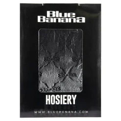 Blue Banana Bow Tights (Black)