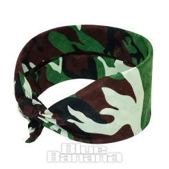 Blue Banana Camouflage Bandana (Green)