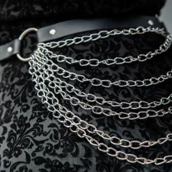 Blue Banana 7 Chain Belt (Black)