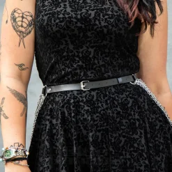 Blue Banana 7 Chain Belt (Black)