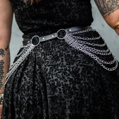 Blue Banana 7 Chain Belt (Black)