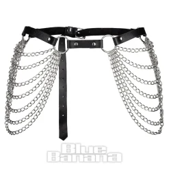 Blue Banana 7 Chain Belt (Black)