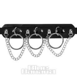 Blue Banana Chains & Rings Choker (Black)