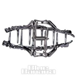 Blue Banana Claw Skeleton Hand Hair Clip (Black)