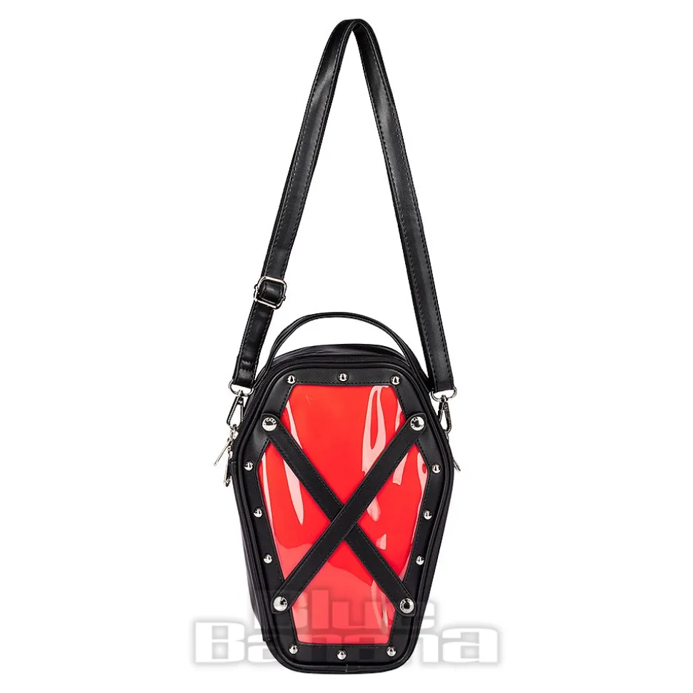 Blue Banana Coffin Bag (Red)