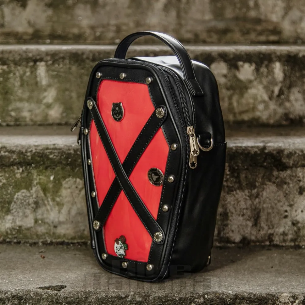 Blue Banana Coffin Bag (Red)